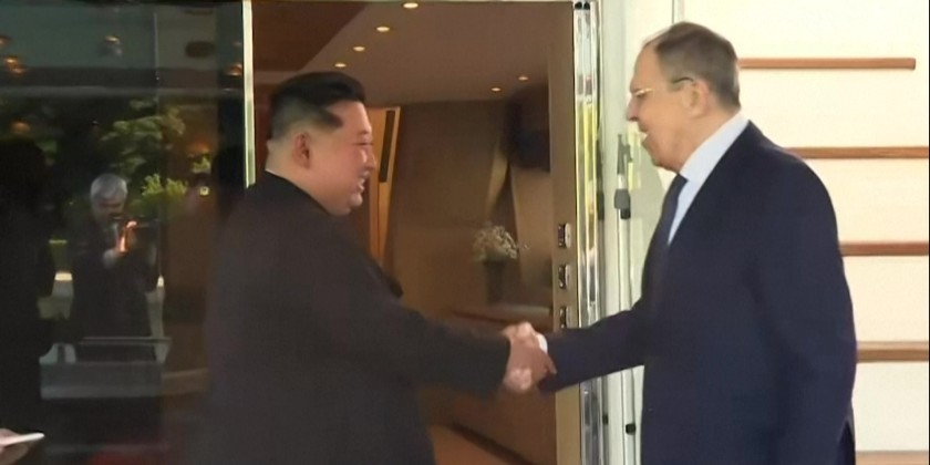 Russian FM Lavrov meets Kim Jong Un