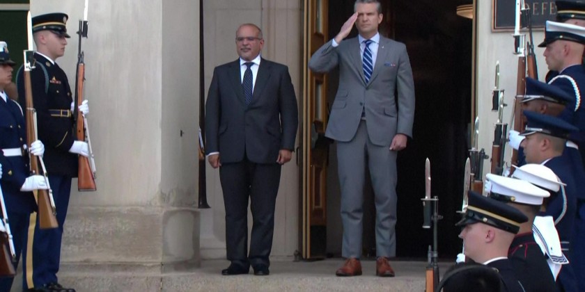 US Defense Secretary Hegseth meets with Bahrain Crown Prince