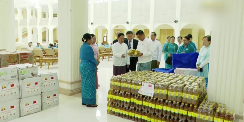 Donation Ceremony: ACWF donated 180 million kyats to MNCWA
