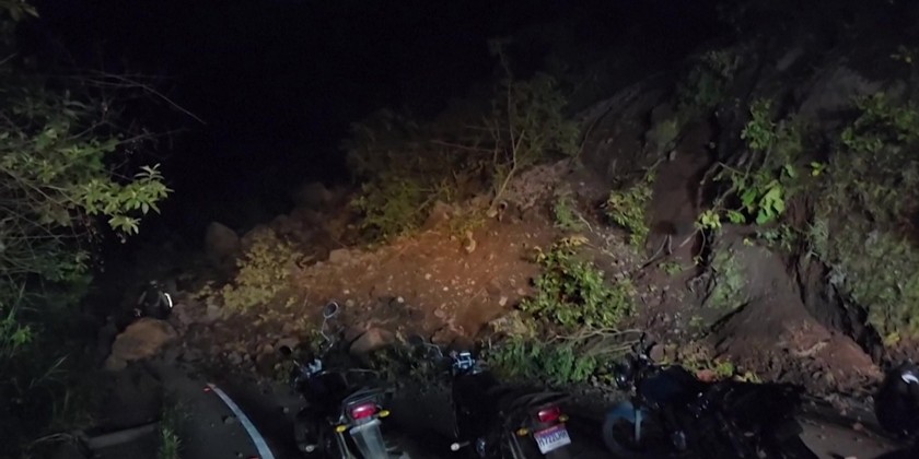 Earthquakes in Guatemala leave two dead after rocks crush car