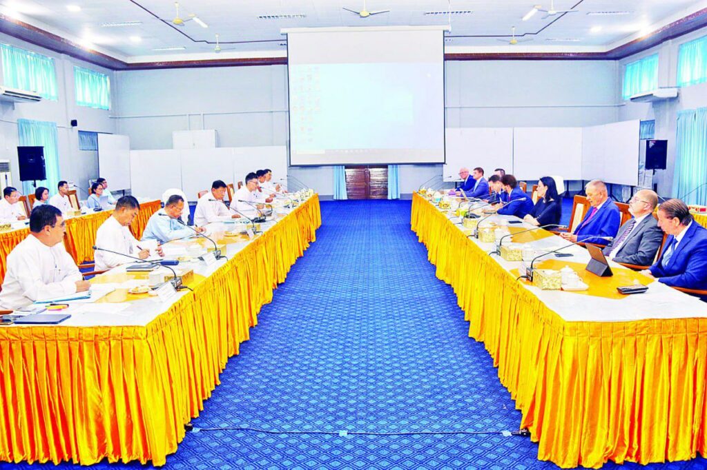 မွမ်ဘိုင်းမှ ရန်ကုန်ဆိပ်ကမ်းသို့ ကုန်သွယ်မှုလမ်းကြောင်းသစ်တိုးချဲ့ရန်ဆွေးနွေး