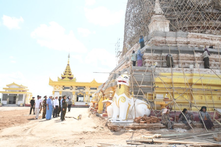 ငလျင်ဒဏ်ကြောင့် ပျက်စီးဆုံးရှုံးမှုများ ဖြစ်ပေါ်ခဲ့သည့် ဒေသများ၌ ပြန်လည်ထူထောင်ရေးလုပ်ငန်းများ အင်တိုက်အားတိုက် ဆက်လက်ဆောင်ရွက်လျက်ရှိ