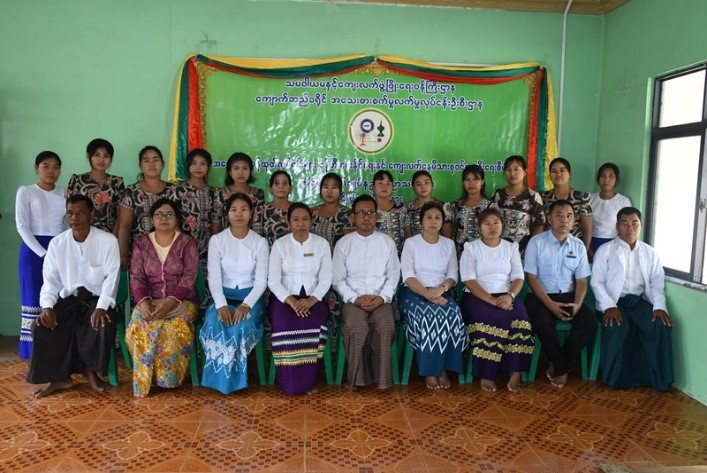 ကျောက်ဆည်မြို့နယ်တွင် အခမဲ့ဖွင့်လှစ်ခဲ့သည့် အခြေခံစက်ချုပ် နည်းပညာသင်တန်းဆင်းပွဲ ကျင်းပ