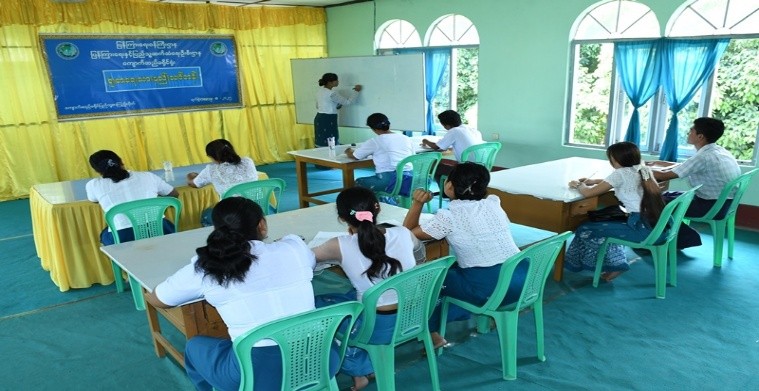 ကျောက်ဆည်ခရိုင် လူထုအခြေပြုဗဟိုဌာနတွင် လုပ်ငန်းစွမ်းဆောင်ရည်တိုးတက်မြင့်မားရေး ရုံးစာရေးသားနည်း သင်တန်း ဖွင့်လှစ်