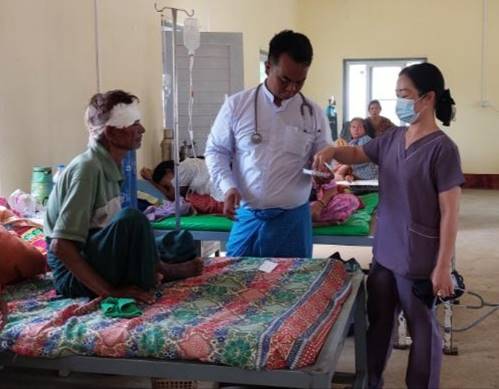 နောင်ချိုမြို့နယ်အတွင်းရှိ အခြေခံပညာကျောင်းများ၌ ကျောင်းသား၊ ကျောင်းသူများ အေးချမ်းပျော်ရွှင်စွာ ပညာသင်ကြား၊ ပြည်သူ့ဆေးရုံကြီး၌ ကျန်းမာရေးစောင့်ရှောက်မှုလုပ်ငန်းများ ဆက်လက်ဆောင်ရွက်