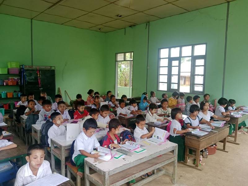 နောင်ချိုမြို့၊ အမှတ် (၁) နှင့် အမှတ် (၂) အခြေခံပညာအထက်တန်းကျောင်း ဖွင့်လှစ်သင်ကြား၊ ယာယီဆေးရုံ၌ ကျန်းမာရေးစောင့်ရှောက်မှုလုပ်ငန်းများ ဆက်လက်ဆောင်ရွက်