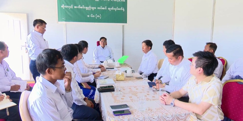 Union Minister for Industry Dr. Charlie Than visited the New Stellar Energy MM Co. Ltd factory site in Nay Pyi Taw on Sunday.  The factory will produce solar panels and related items like inverters and batteries. The Union Minister heard reports on the progress of the factory construction, equipment installation, and production timeline. He emphasized that production must follow national construction standards and complete on time.  He also stressed the importance of producing high-quality solar products th