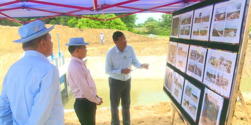 Irrigation Facility: MOALI Union Minister inspects work undertakings