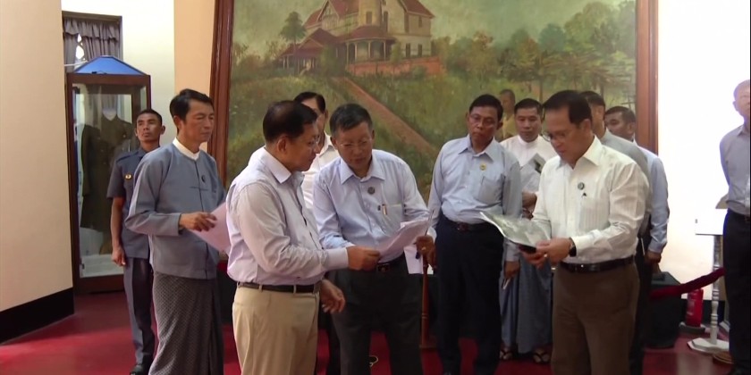 Inspection of Historical Sites: SSPC Chairman inspected historical sites in Yangon