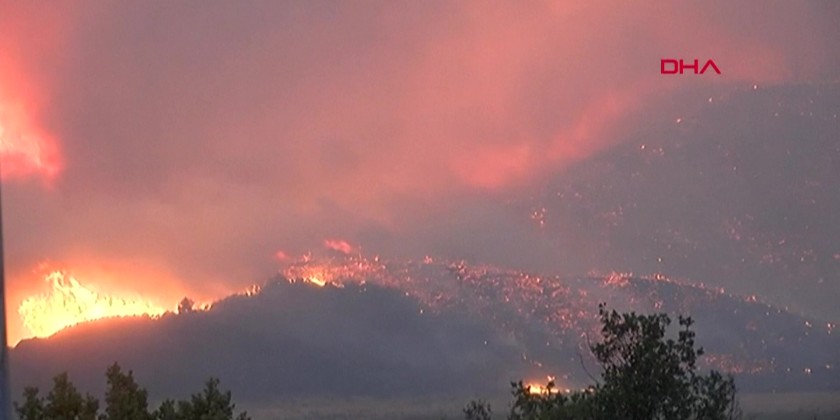 Forest fire in NW Türkiye prompts evacuation of 5 villages