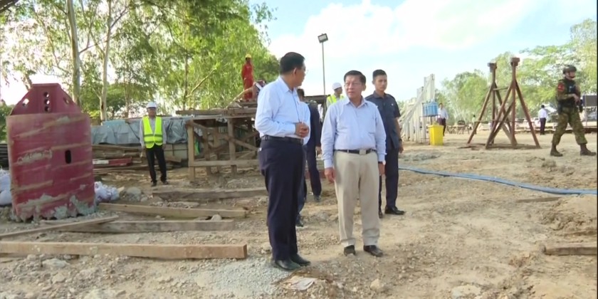 Inspection of Highway Sections: SSPC Chairman inspected damaged highway sections