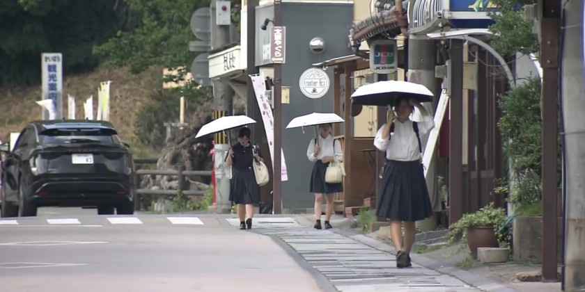 Japan record high temperature of 41.2 degrees Celsius observed in Hyogo Pref.