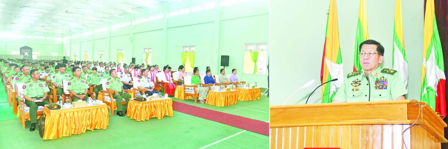 တပ်မတော်သည် နိုင်ငံရေးအတွက် ပါဝင်ဆောင်ရွက်ခြင်းမဟုတ်ဘဲ နိုင်ငံ့အရေးဖြစ်သည့် နိုင်ငံတော်ကာကွယ်ရေးလုပ်ငန်းများတွင်သာ တာဝန်ထမ်းဆောင်သွားမည်
