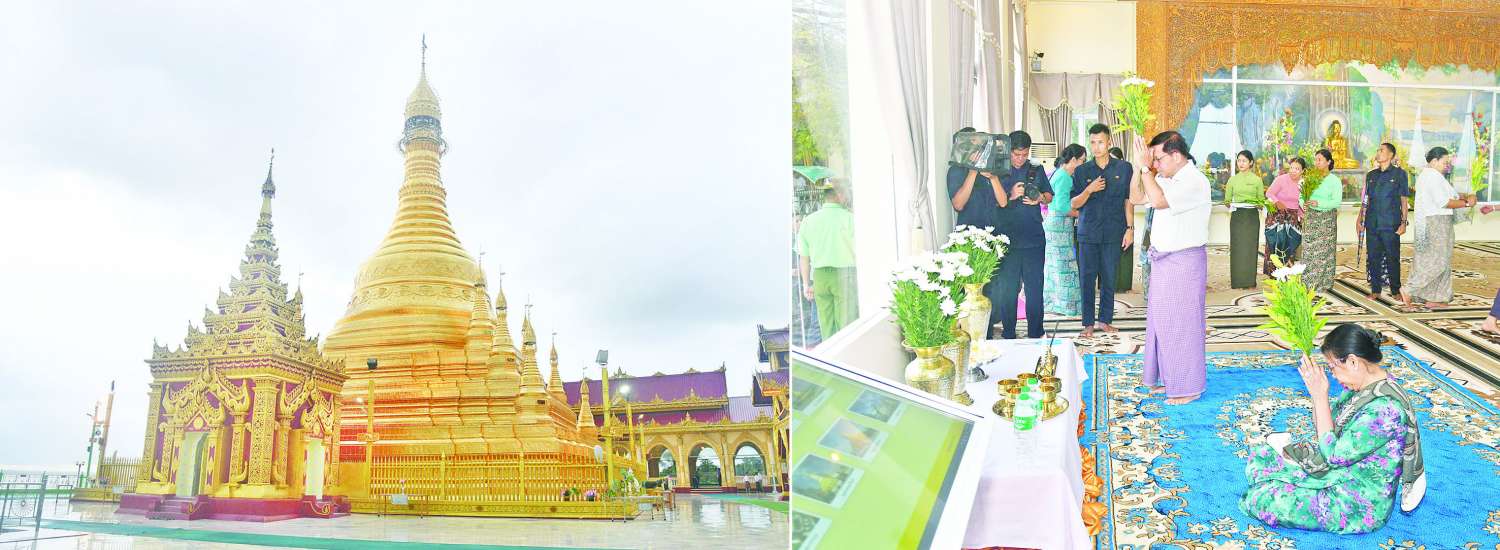 နိုင်ငံတော်လုံခြုံရေးနှင့် အေးချမ်းသာယာရေးကော်မရှင်ဥက္ကဋ္ဌ ဗိုလ်ချုပ်မှူးကြီး မင်းအောင်လှိုင် မကွေးမြို့ရှိ ဌာနဆိုင်ရာတာဝန်ရှိသူများ၊ အသေးစား၊ အငယ်စားနှင့် အလတ်စားစီးပွားရေး (MSME) လုပ်ငန်းရှင်များနှင့် တွေ့ဆုံ၍ ဒေသဖွံ့ဖြိုးတိုးတက်ရေးအတွက် ဆွေးနွေးပြောကြား