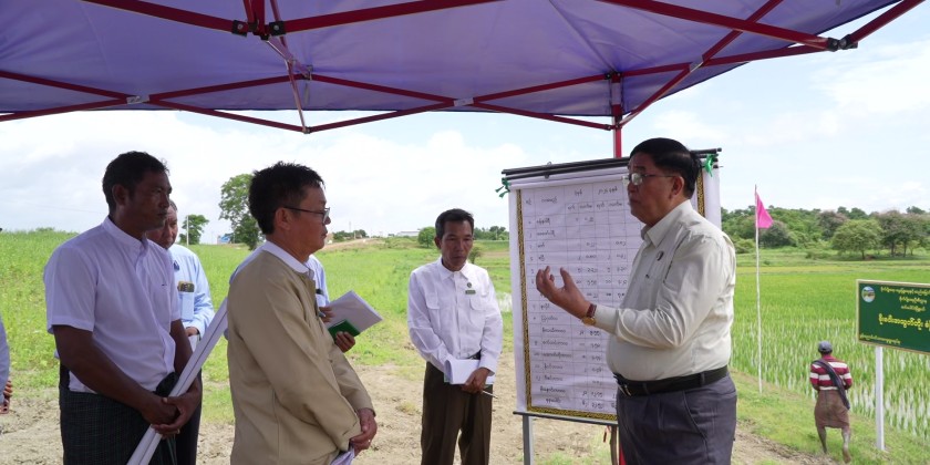 Inspection Tour : Development works in Magway Region