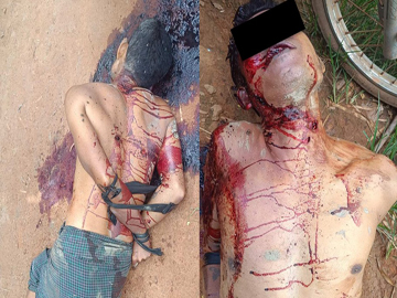 Innocent Civilian Stabbed to Death by So-Called PDF Terrorist Group in Gyobingauk Township of Bago Region