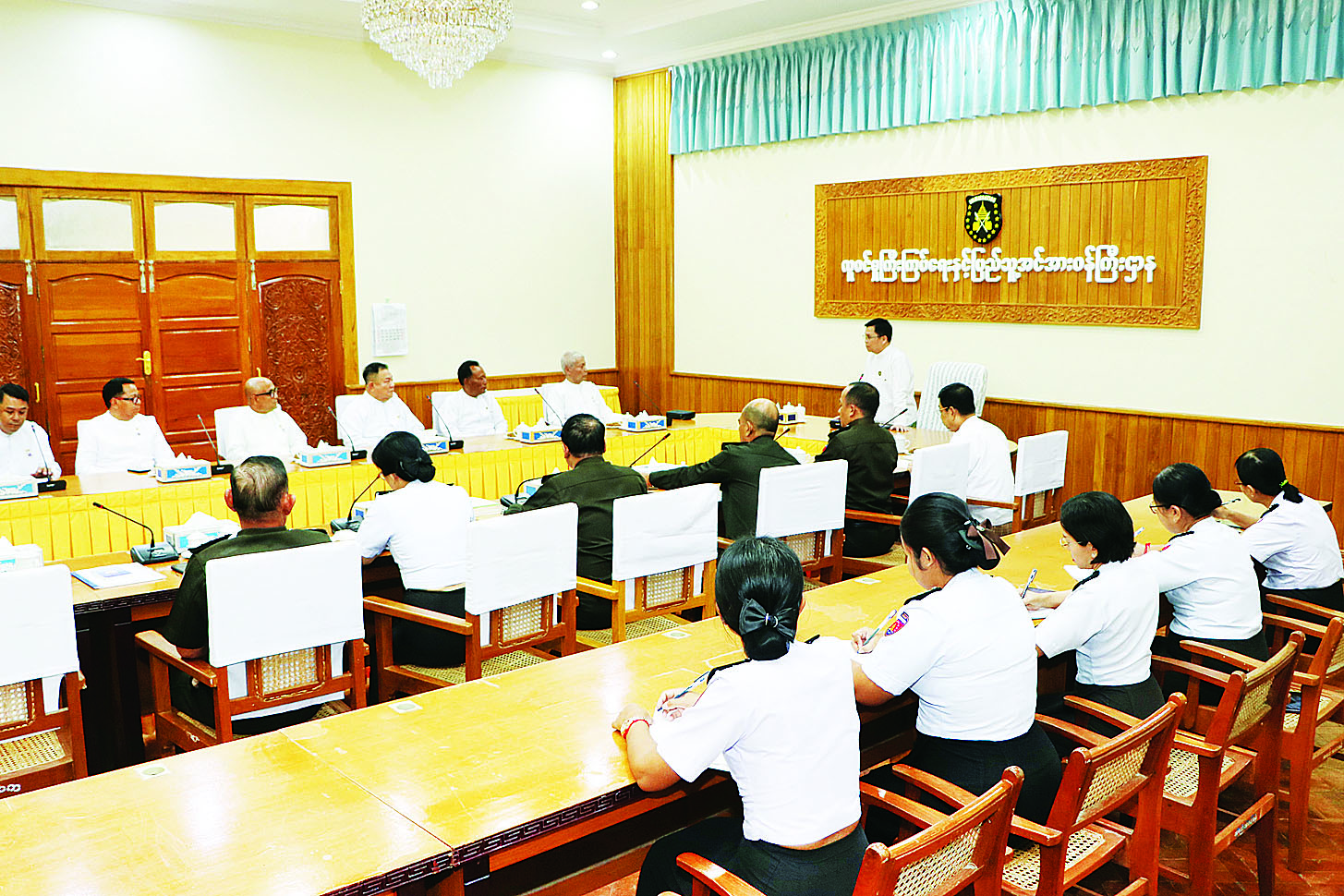 ပြည်ထောင်စုဝန်ကြီး ဦးမြင့်ကြိုင် မြန်မာ-ထိုင်း ချစ်ကြည်ရေးအသင်းဥက္ကဋ္ဌနှင့်အဖွဲ့အား တွေ့ဆုံဆွေးနွေး