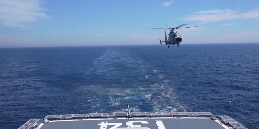 China, Russia begin maritime phase of naval exercise in Sea of Japan