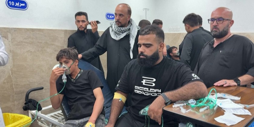 Pilgrims hospitalized due to chlorine gas leak in Iraq