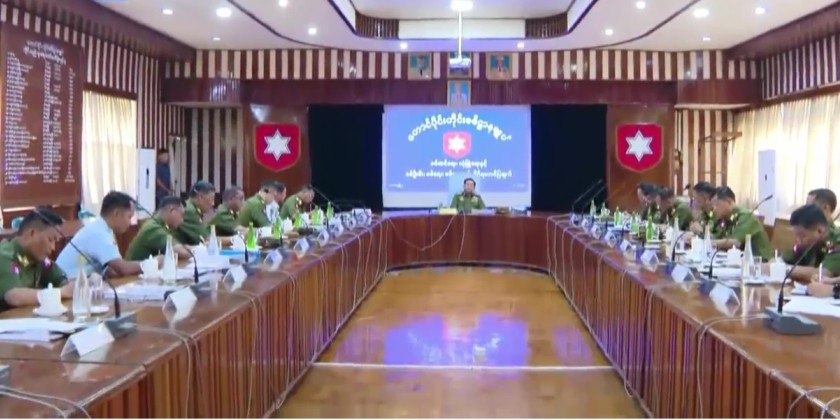 Tour in Southern Command: Meeting with Tatmadawmen and visiting the hospital