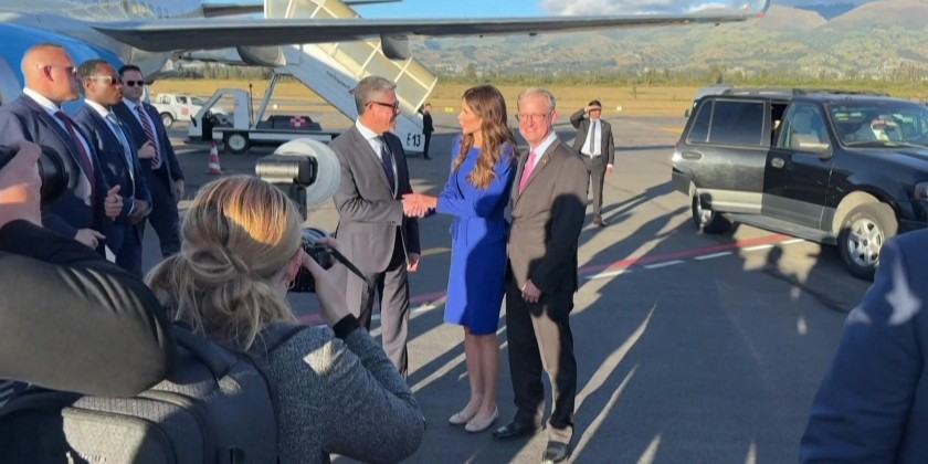 US and Ecuador sign security deal during Noem's visit to Quito