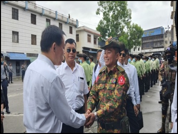 မြန်မာ-တရုတ် နှစ်နိုင်ငံရဲတပ်ဖွဲ့ မူဆယ်ဒေသအတွင်း တတိယအကြိမ် အွန်လိုင်းလိမ်လည်မှု တိုက်ဖျက်ရေးအတွက် တွေ့ဆုံဆွေးနွေးခြင်းနှင့် မူဆယ်မြို့နယ်အတွင်း အွန်လိုင်းလိမ်လည်မှုလုပ်ငန်း လုပ်ကိုင်သူများအား ဖော်ထုတ်ဖမ်းဆီး၍ တရုတ်နိုင်ငံသား ၂၅၆ ဦးအား ပြန်လည်လွှဲပြောင်း