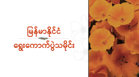 မြန်မာနိုင်ငံ ရွေးကောက်ပွဲသမိုင်း
