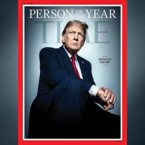 Time မဂ္ဂဇင်းက Trump ကို တစ်နှစ်တာအတွက် ဩဇာလွှမ်းမိုးမှုအရှိဆုံးပုဂ္ဂိုလ်အဖြစ် သတ်မှတ်