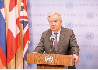 UN chief calls for making 2025 “new beginning” in New Year message