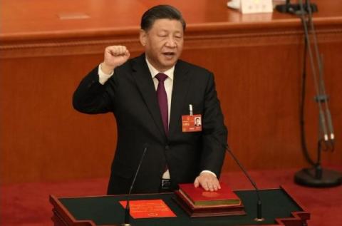 ထိုင်ဝမ်သည် တရုတ်နိုင်ငံနှင့် သက်ဆိုင်ကြောင်း တရုတ်သမ္မတရှီကျင့်ဖျင်က ၎င်း၏ နှစ်သစ်ကူး သဝဏ် လွှာတွင်ပြောကြား