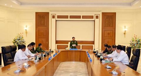 National Defence and Security Council Meeting 1/2025 of the Republic of the Union of Myanmar held