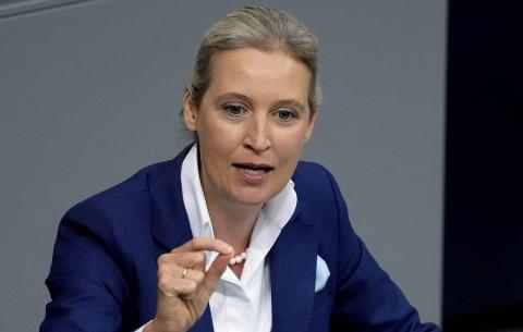 ဂျာမနီနိုင်ငံ Alternative for Germany ပါတီမှ ဂျာမနီ ဝန်ကြီးချုပ်လောင်း Alice Weidel က ယူကရိန်းကို လက်နက် ထောက်ပံ့ပေးမှု အပါအဝင် ယခု သုံးနှစ်အတွင်း ရုရှားအပေါ် အရေးယူမှုများက တင်းမာမှုကို တိုးစေကြောင်း စွပ်စွဲပြောကြား 