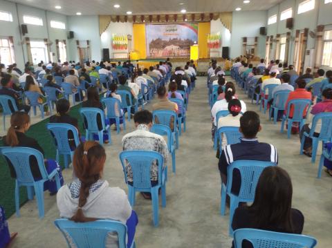 တံတားဦးမြို့၌ (၇၈)နှစ်မြောက် ပြည်ထောင်စုနေ့ အလံတင်အခမ်းအနားနှင့် သဝဏ်လွှာဖတ်ပွဲ အခမ်းအနားကျင်းပ