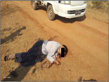 A man shot dead near Nyar Taw Village in Taungwingyi Township of Magway Region.