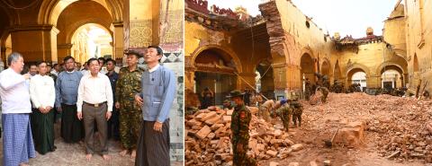 SAC Chairman PM Senior General Min Aung Hlaing commends India, China, Russia, and Belarus rescue teams for Mandalay relief efforts