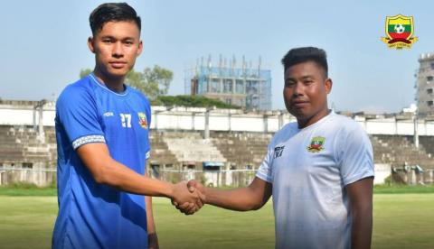 အသက် (၁၉) နှစ်အရွယ် တိုက်စစ်မှူး ပီတာအောင်ဝေထူးကို ရှမ်းယူနိုက်တက်အသင်းခေါ်ယူ