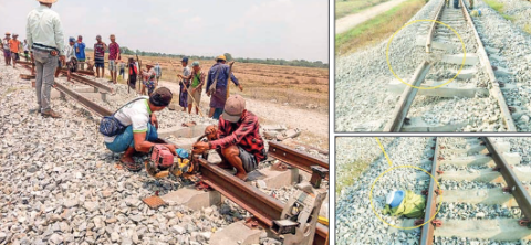 Mine blast wrecks Yangon-Mandalay railway