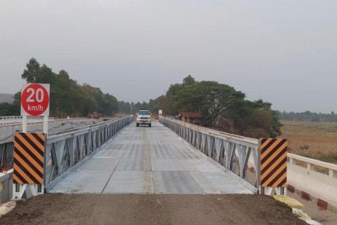 အမြန်လမ်း ၁၆၅ မိုင်အနီးရှိ ဆွာချောင်းတံတားပေါ်မှ တန် ၂၀ မော်တော်ယာဉ်ကြီးများ ဧပြီ ၉ ရက်နေ့မှစတင်၍ ဖြတ်သန်းသွားလာနိုင်တော့မည်