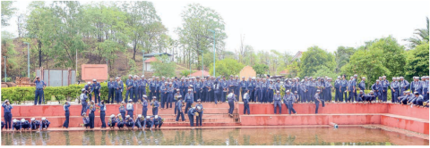 2025 basic, advanced maritime youth trainees visit pagodas, landmarks in Nay Pyi Taw