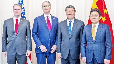တရုတ်နှင့်အမေရိကန်တို့ကြား တင်းမာမှုများ ရှိနေစဉ် နှစ်နိုင်ငံကြား ကုန်သွယ်ရေး ဆွေးနွေးပွဲကို လန်ဒန်မြို့၌ပြုလုပ်