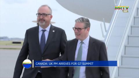 Canada: UK PM arrives for G7 summit
