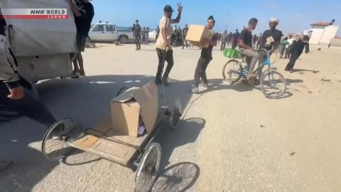 Gaza authorities accuse Israel of killing at least 30 people near food aid site