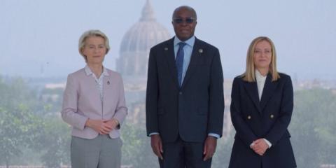 Meloni and VDL welcome guests for EU summit
