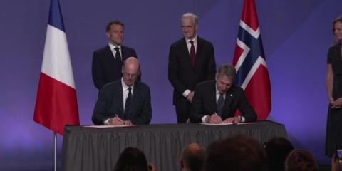 France and Norway sign strategic defense agreement