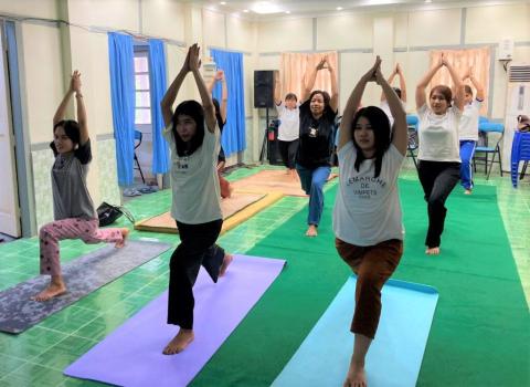 MPT holds second TeamFit yoga event for International Yoga Day