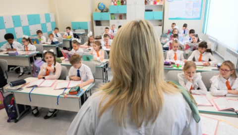 A school in Novosibirsk, Russia, 2025. ©  Aleksandr Kryazhev / Sputnik