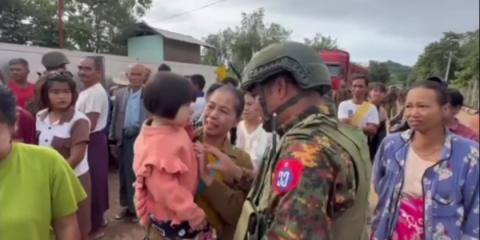 Providing Assistance: Safe return of displaced locals to Naungcho