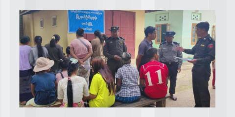 Conduction Field Works: Staff of IPD issued ID cards for residents in Naungcho