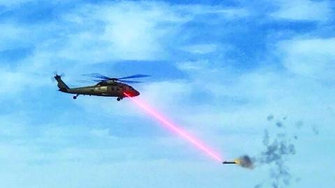 ဒုံးကျည်ကို ဖျက်ဆီးလိုက်နိုင်တဲ့ လေယာဉ်သုံး လေဆာလက်နက်