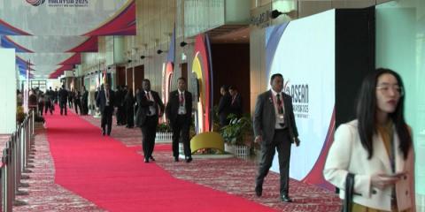 Russian Foreign Minister Sergei Lavrov arrives at ASEAN summit